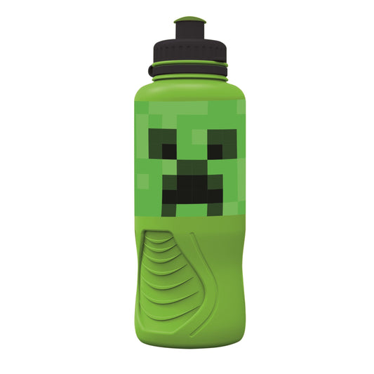 Gourde de sport en plastique Minecraft Ergo avec bouchon sport pour enfants – 430 ml, sans BPA