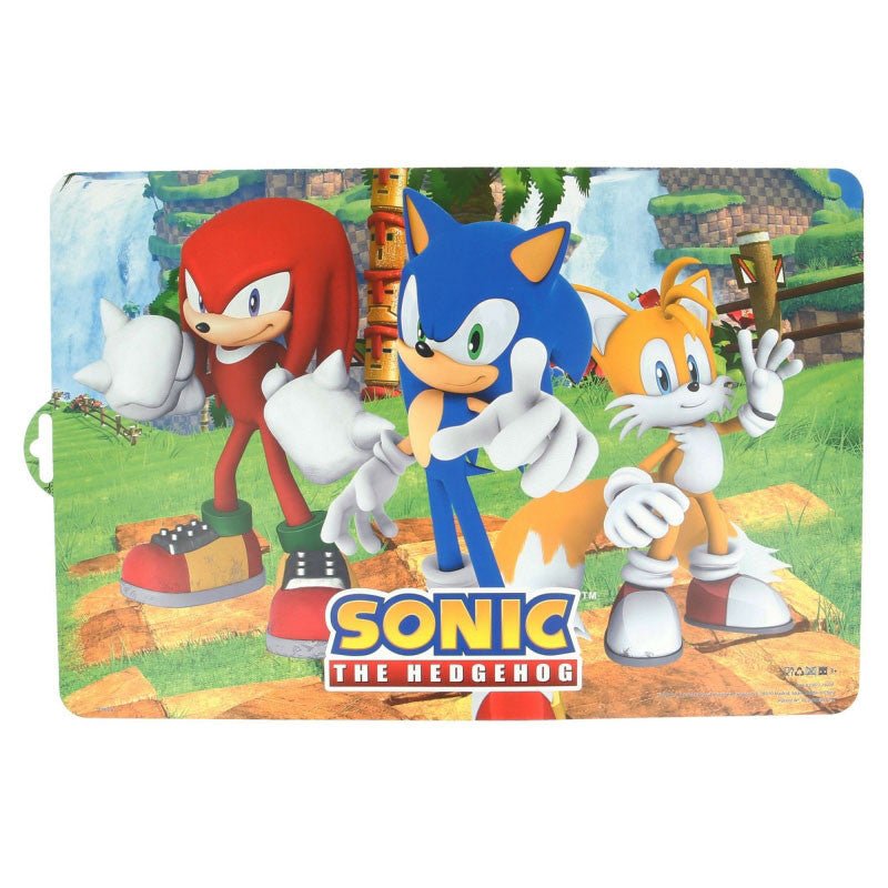 Sonic the Hedgehog Tischunterlage für Kinder – 41 × 29 cm, Kunststoff