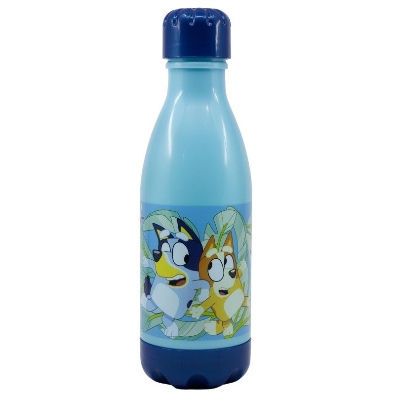 Bluey Playtime Kunststoff-Trinkflasche mit Schraubverschluss für Kinder – 560 ml, BPA-frei