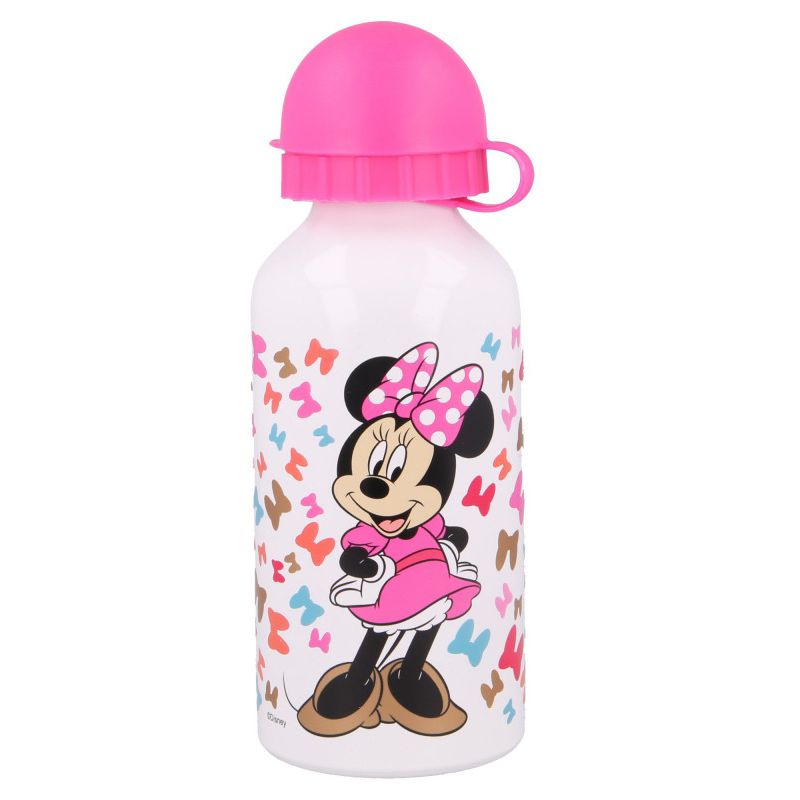Disney Minnie Aluminium Drinking Bottle with Spout for Kids – 400 ml