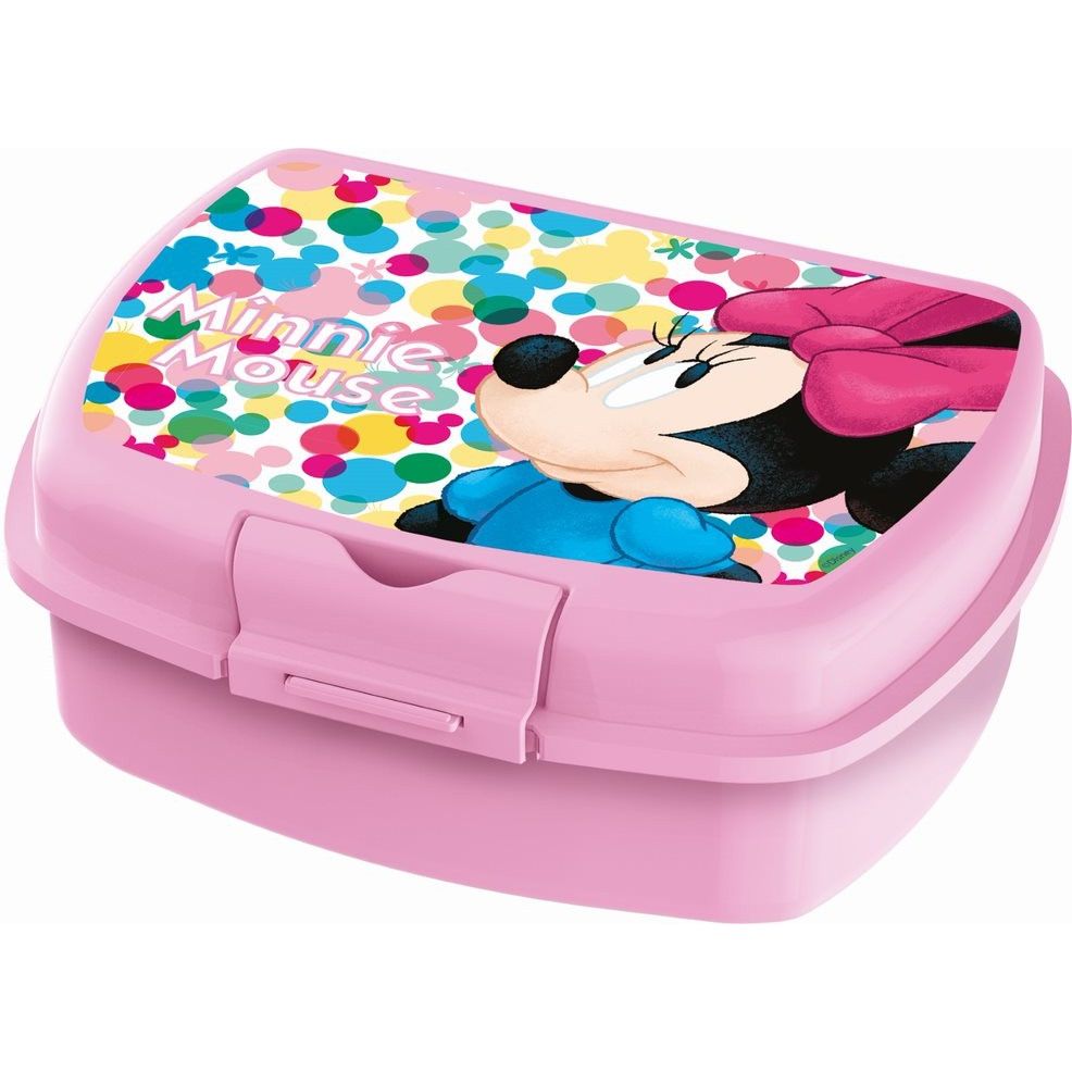 Disney Minnie Feel Good Urban Boîte à lunch pour enfants avec un compartiment – 18 × 14 × 7 cm, sans BPA