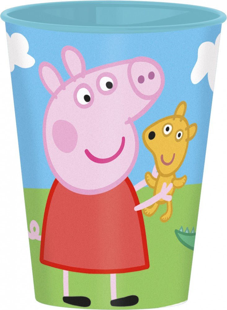 Peppa Wutz Kunststoffbecher für Kinder – 260 ml, BPA-frei