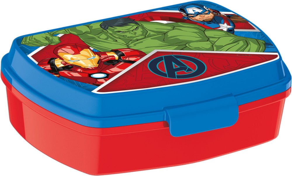 Avengers Army Brotdose mit einem Fach für Kinder – 17 × 14 × 6,5 cm, BPA-frei