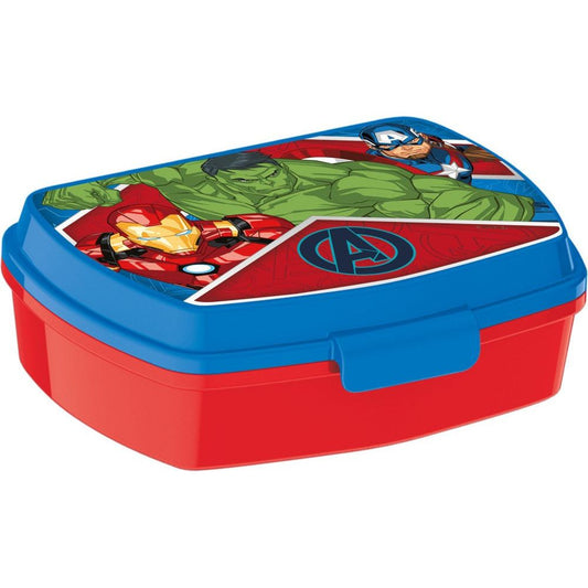 Avengers Army Brotdose mit einem Fach für Kinder – 17 × 14 × 6,5 cm, BPA-frei