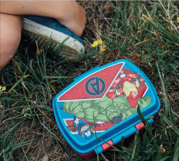 Avengers Army Brotdose mit einem Fach für Kinder – 17 × 14 × 6,5 cm, BPA-frei