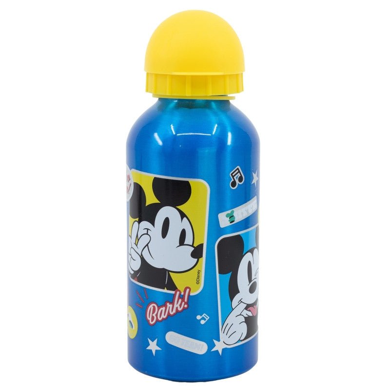 Disney Mickey Fun-Tastic Aluminium-Trinkflasche mit Trinkverschluss für Kinder – 400 ml