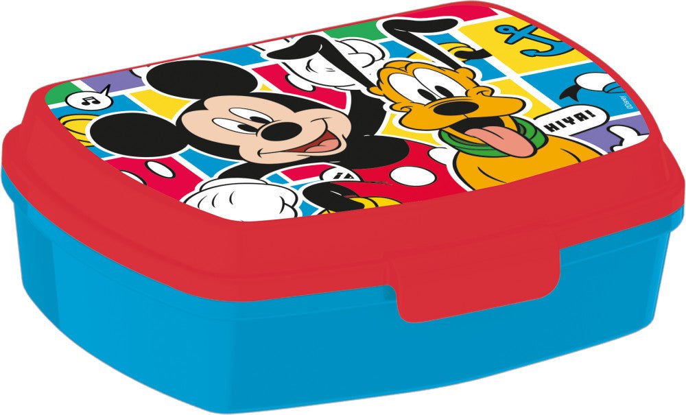 Disney Mickey Better Together Brotdose mit einem Fach für Kinder – 17 × 14 × 6,5 cm, BPA-frei