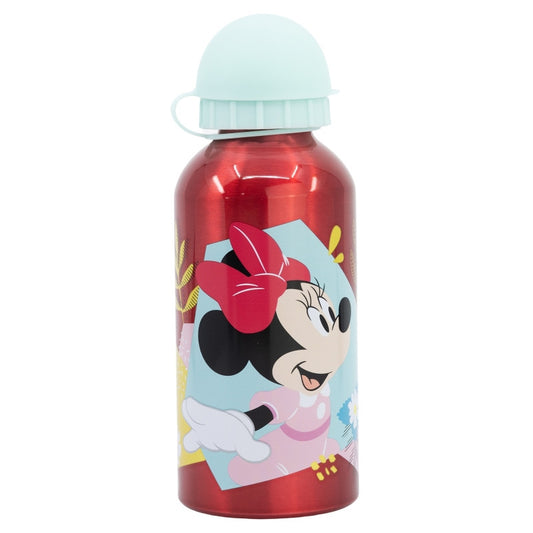 Disney Minnie Being More Aluminum Drinking Bottle with Spout Lid for Kids - 400 ml