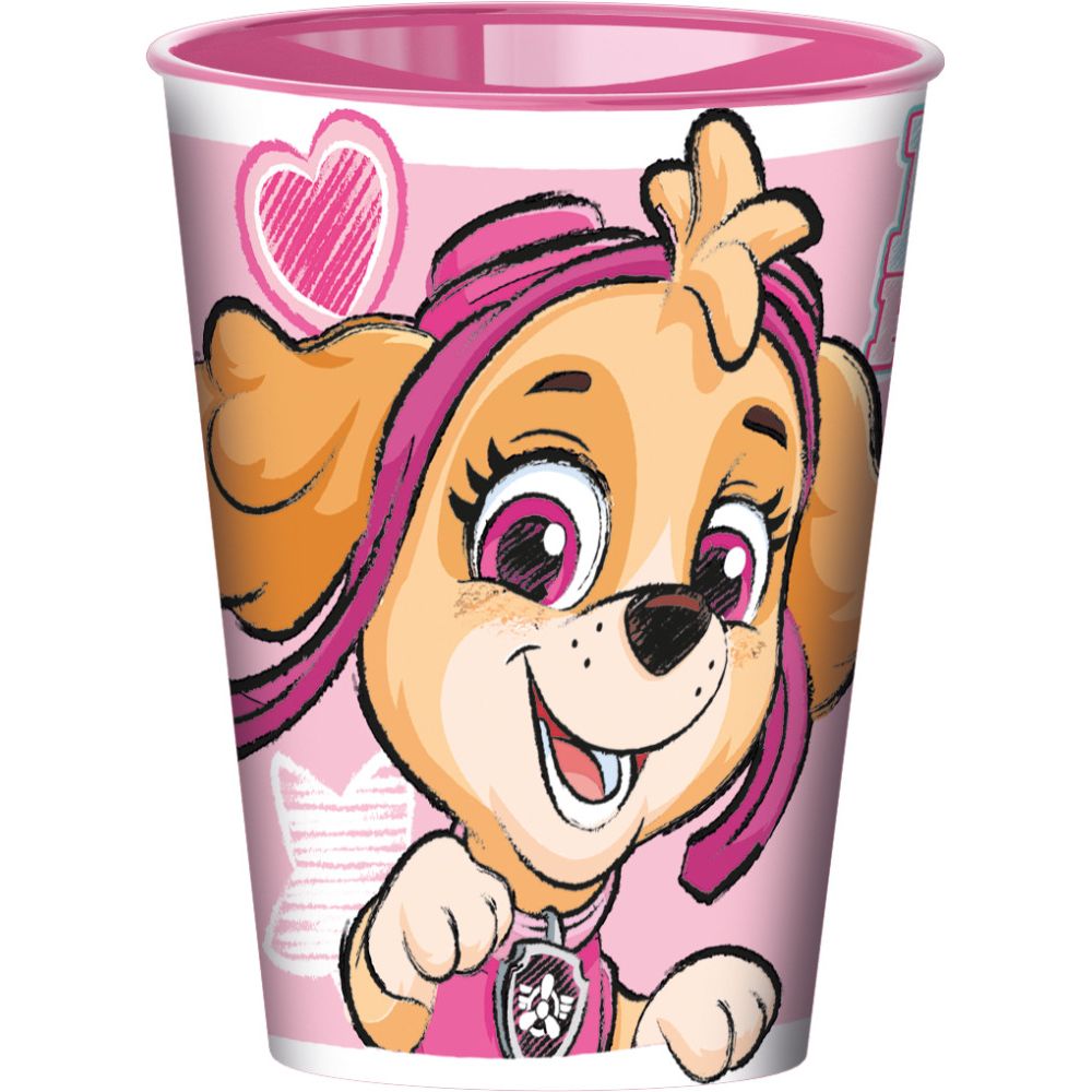 Paw Patrol Sketch Kunststoffbecher für Kinder – 260 ml, BPA-frei