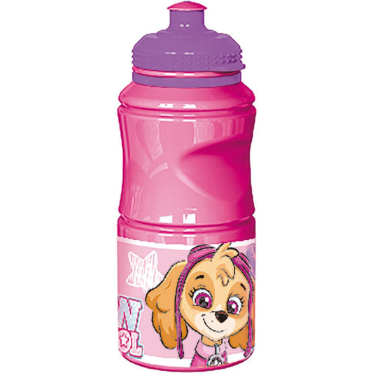 Paw Patrol Sketch Hold Gourde de sport en plastique avec bouchon sport pour enfants – 380 ml, sans BPA