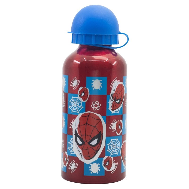 Spiderman Midnight Flyer Aluminium-Trinkflasche mit Trinkverschluss für Kinder – 400 ml