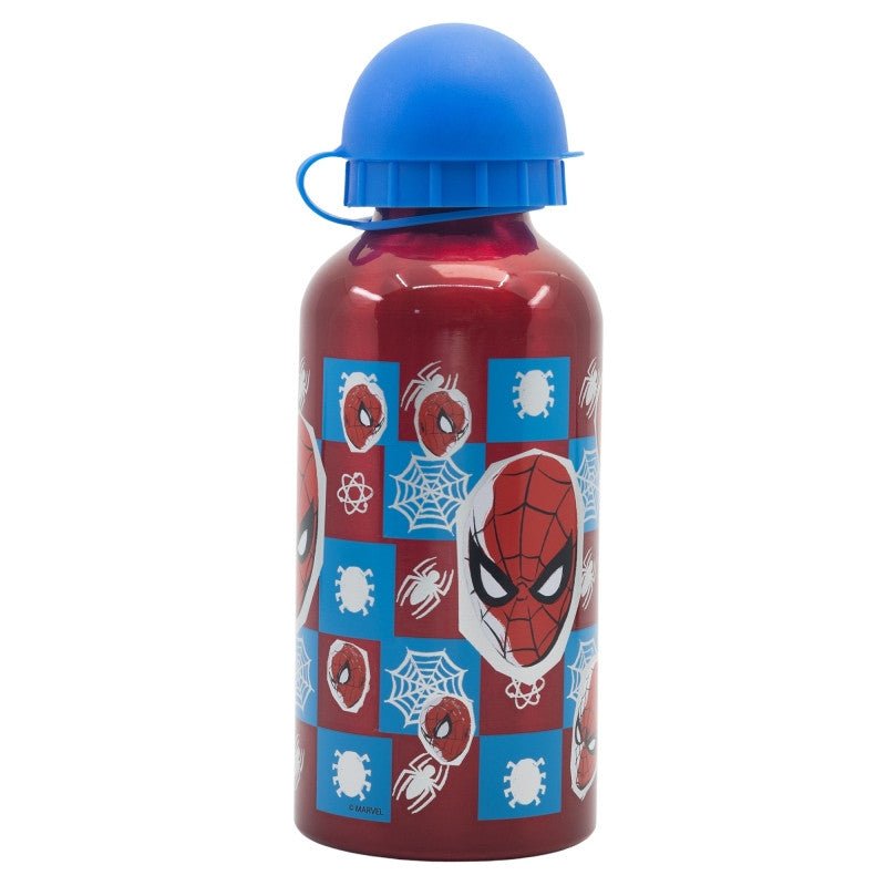 Spiderman Midnight Flyer Aluminium-Trinkflasche mit Trinkverschluss für Kinder – 400 ml