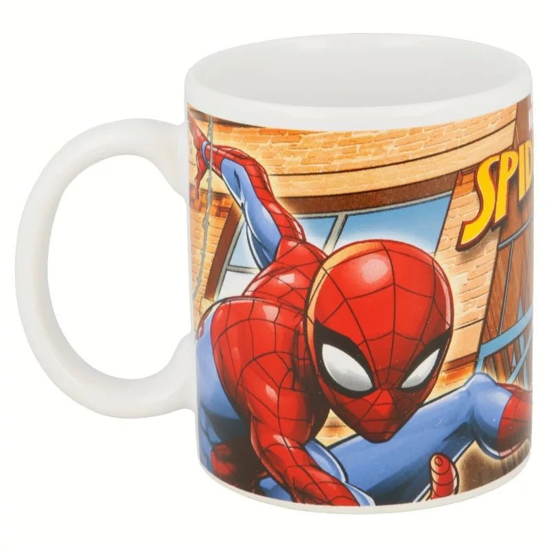 Marvel Spiderman Kindertasse Streets 325 ml | Porzellantasse mit Geschenkkarton
