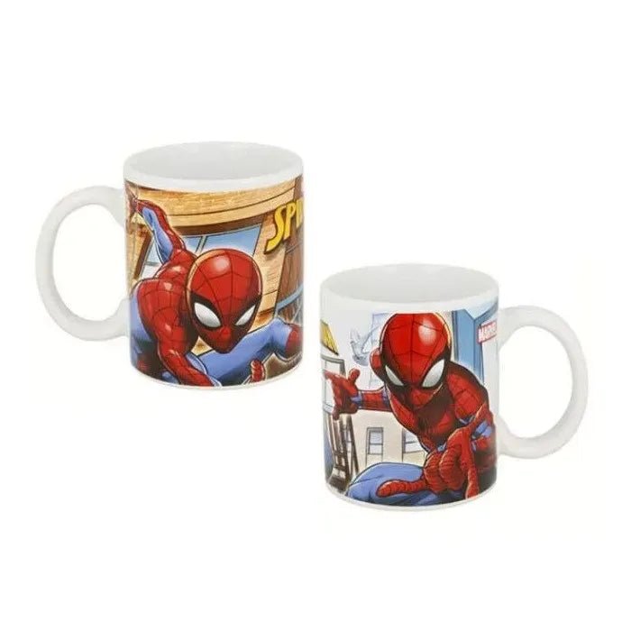 Marvel Spiderman Kindertasse Streets 325 ml | Porzellantasse mit Geschenkkarton