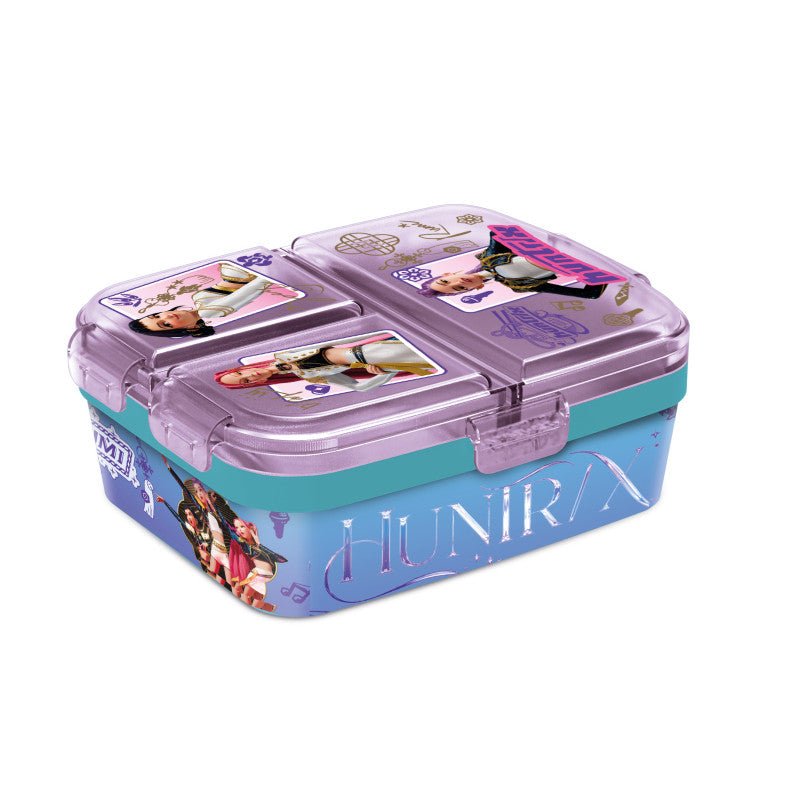 K-pop Demon Hunters Hunter X Mehrfach-Fach , Sandwich-Box Mehrfach unterteilte Brotdose für Kinder – 18 × 14 × 6 cm, BPA-frei