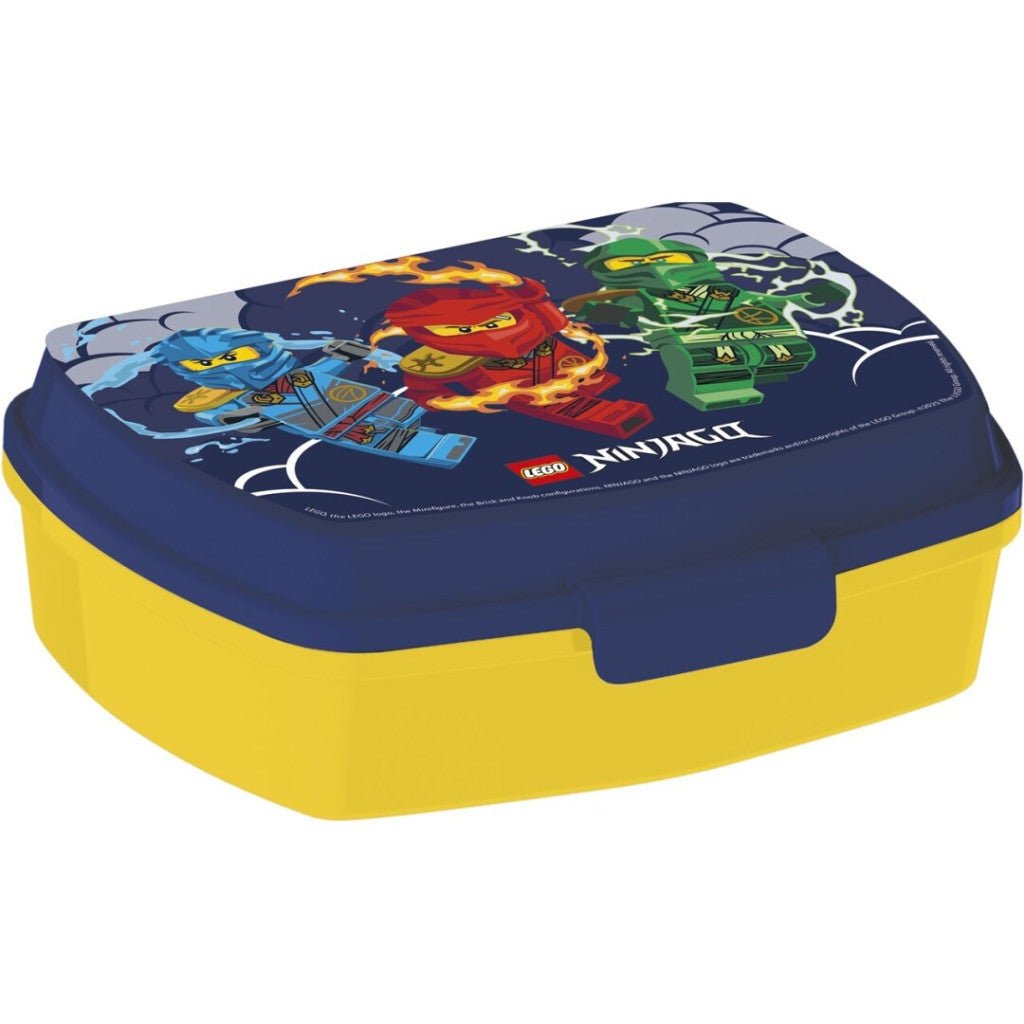 Lego Elemental Ninjago Brotdose mit einem Fach für Kinder – 17 × 14 × 6,5 cm, BPA-frei