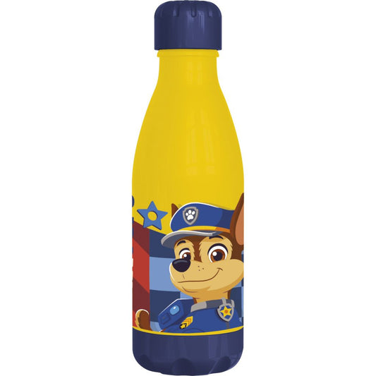 Bouteille d'eau en plastique Paw Patrol Rescue Pups pour enfants avec bouchon à vis – 560 ml, sans BPA