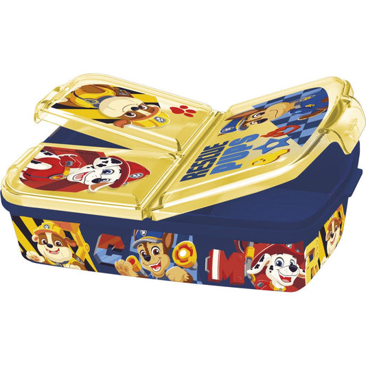 Paw Patrol Rescue Pups Boîte à lunch compartimentée pour enfants – 18 × 14 × 6 cm, sans BPA