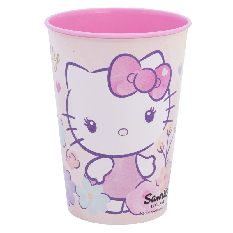 Hello Kitty Cute Kunststoffbecher für Kinder – 260 ml, BPA-frei