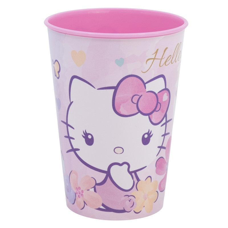 Hello Kitty Cute Kunststoffbecher für Kinder – 260 ml, BPA-frei