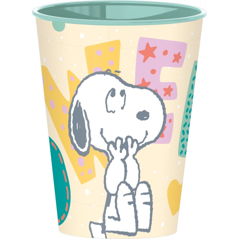 Snoopy Plastic Cup for Children – 260 ml, BPA-free