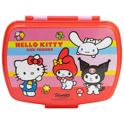 Hello Kitty and Friends | Funny Plastic Lunch Box with One Compartment for Children – 17 × 14 × 6.5 cm, BPA-Free