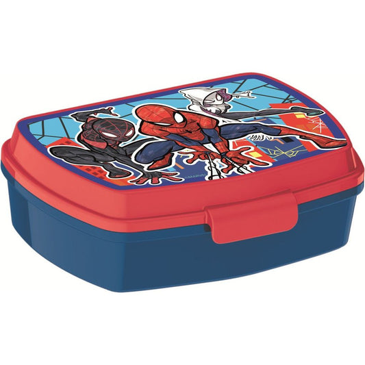 Spiderman Mob Rules Brotdose mit einem Fach für Kinder – 17 × 14 × 6,5 cm, BPA-frei