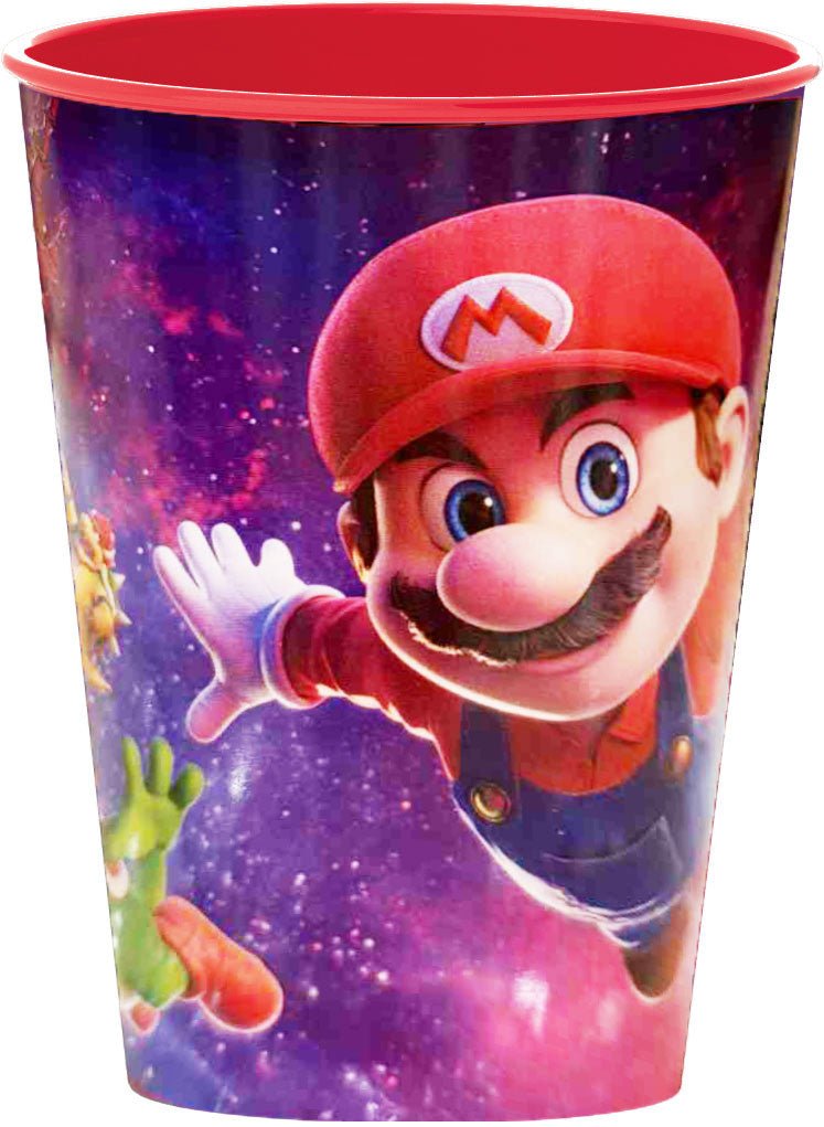 Super Mario The Movie Kunststoffbecher für Kinder – 260 ml, BPA-frei