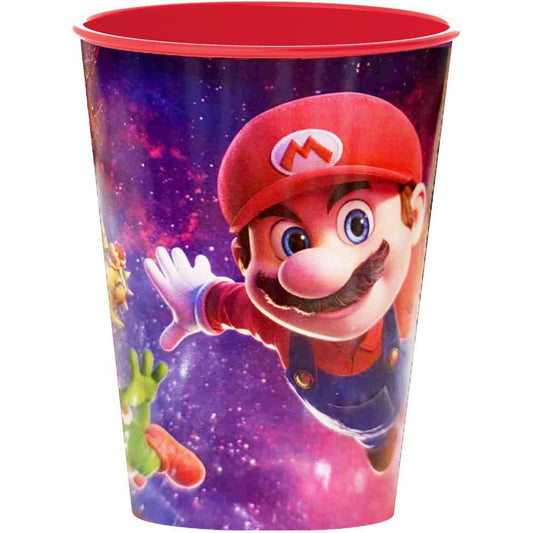 Super Mario The Movie Kunststoffbecher für Kinder – 260 ml, BPA-frei