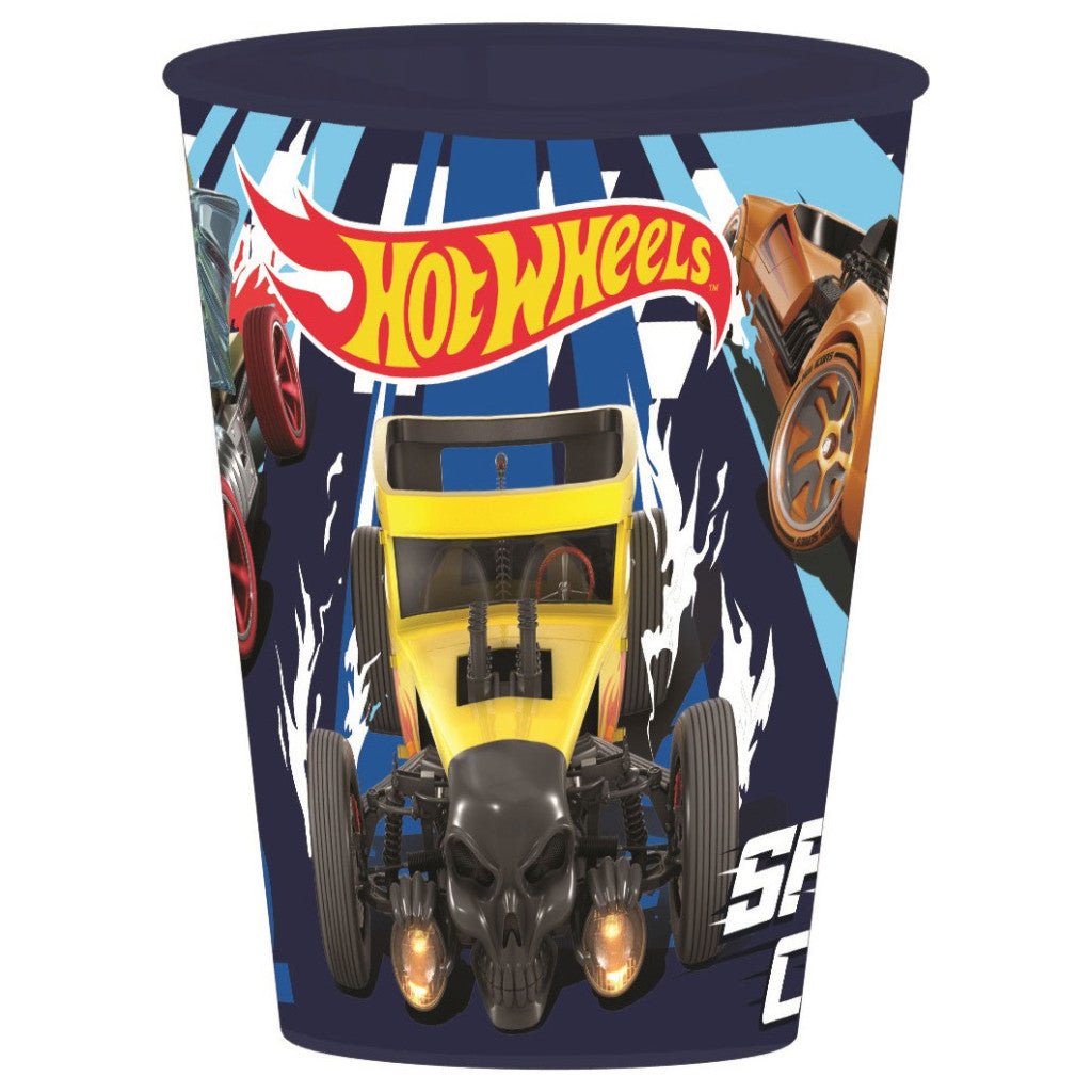 Hot Wheels Blue Fire Kunststoffbecher für Kinder – 260 ml, BPA-frei