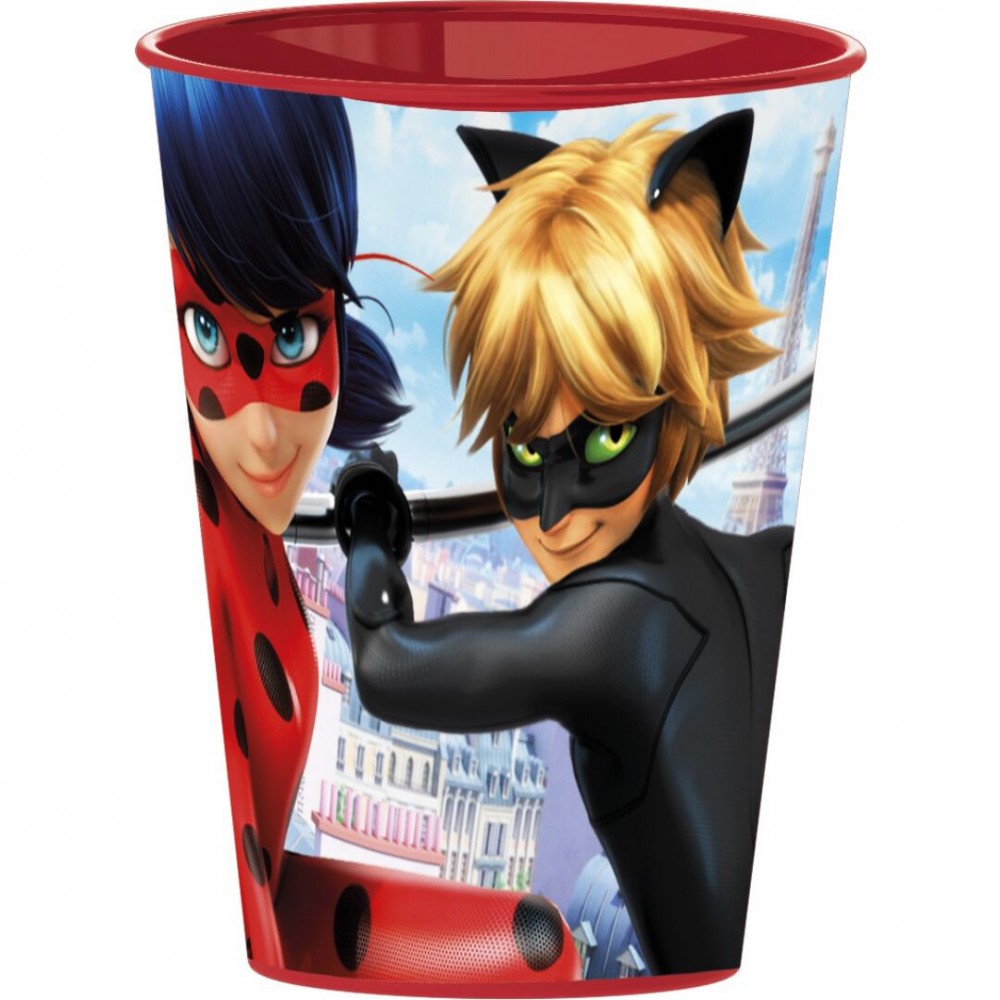 Miraculous Ladybug Kunststoffbecher für Kinder – 260 ml, BPA-frei