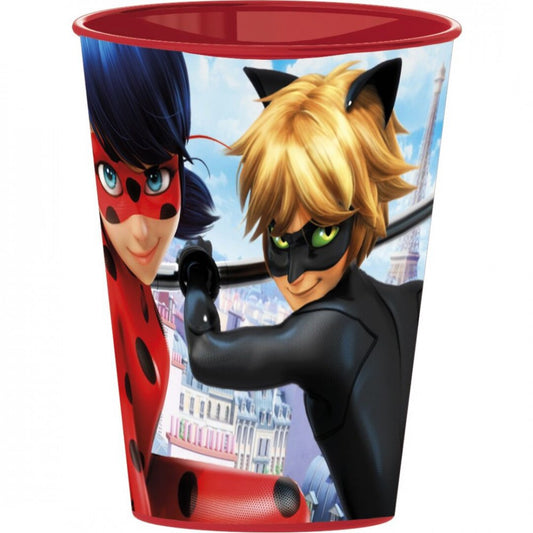 Miraculous Ladybug Plastic Cup for Kids – 260 ml, BPA-free