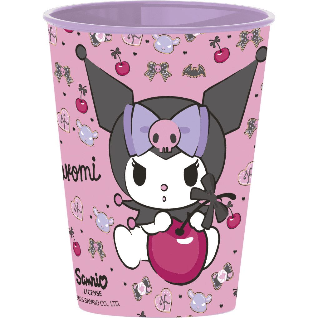 Hello Kitty Kuromi Plastic Cup for Kids – 260ml, BPA-free