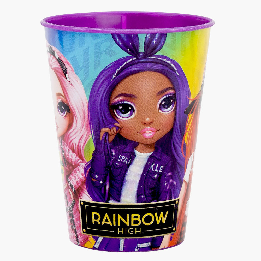 Rainbow High Plastic Tumbler for Kids - 260 ml, BPA-free