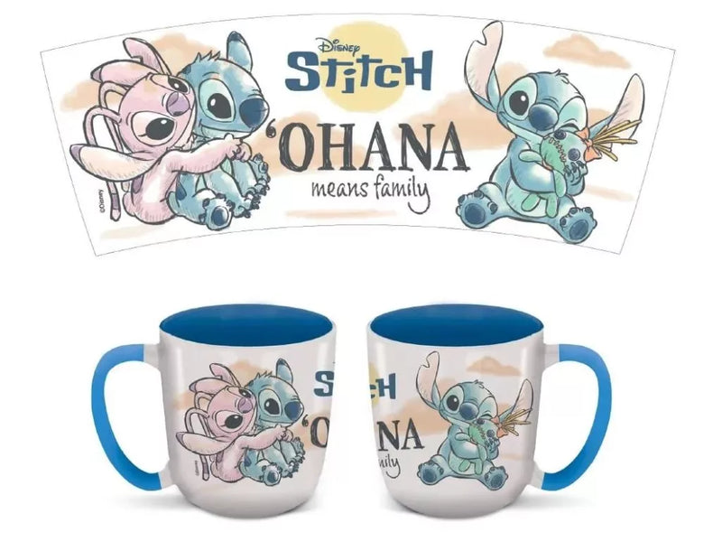 Disney Lilo & Stitch Porzellanbecher "Ohana Elite" – (400 ml) in Geschenkbox