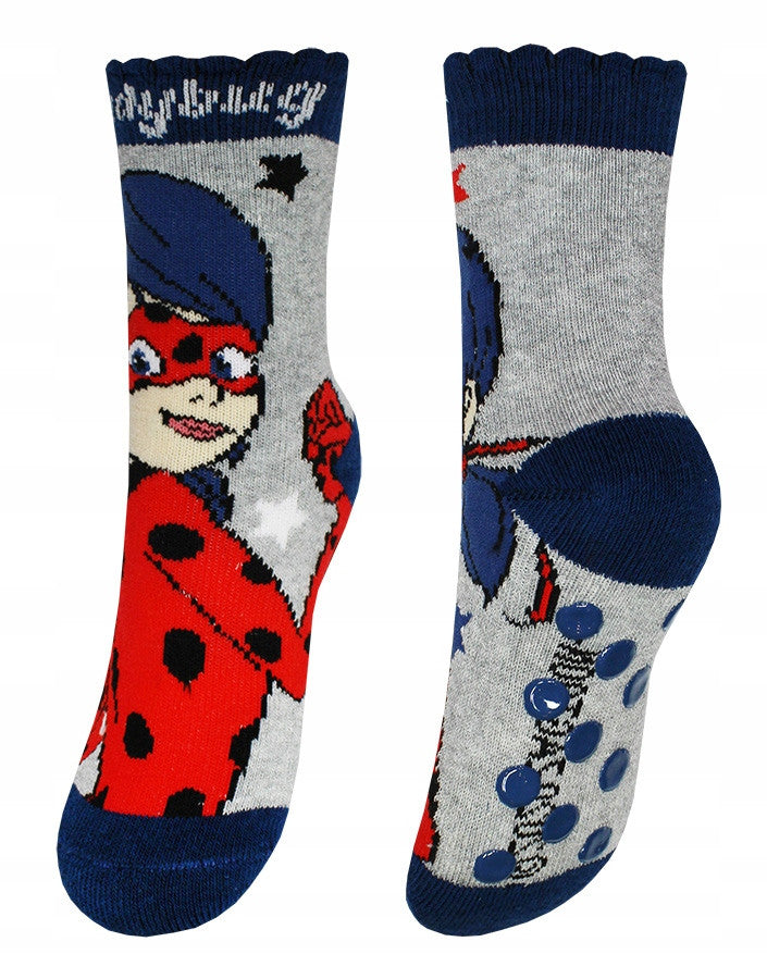 Miraculous Geschichten von Ladybug und Cat Noir Kinder dicke rutschfeste Socken 23-34