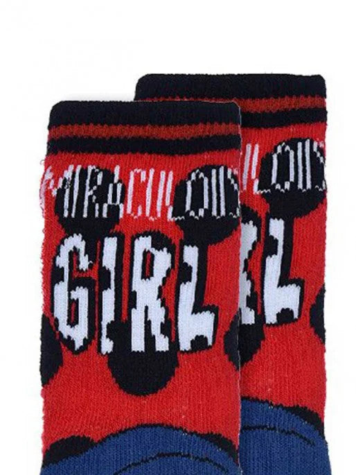 Miraculous Geschichten von Ladybug und Cat Noir Kinder dicke rutschfeste Socken 23-34