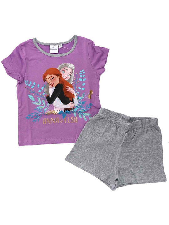 Disney Eiskönigin kurzer Kinderpyjama 3-8 Jahre