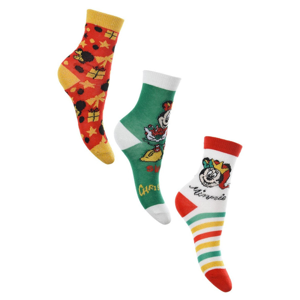 Disney Mickey Gift and Minnie Weihnachts-Kinderstrümpfe 23-34