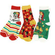 Disney Mickey Gift and Minnie Weihnachts-Kinderstrümpfe 23-34