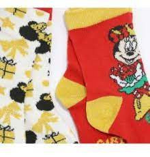 Disney Mickey Gift and Minnie Weihnachts-Kinderstrümpfe 23-34
