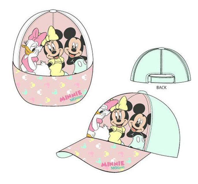 Disney Minnie Pastell-Baby-Baseballmütze 48-50 cm