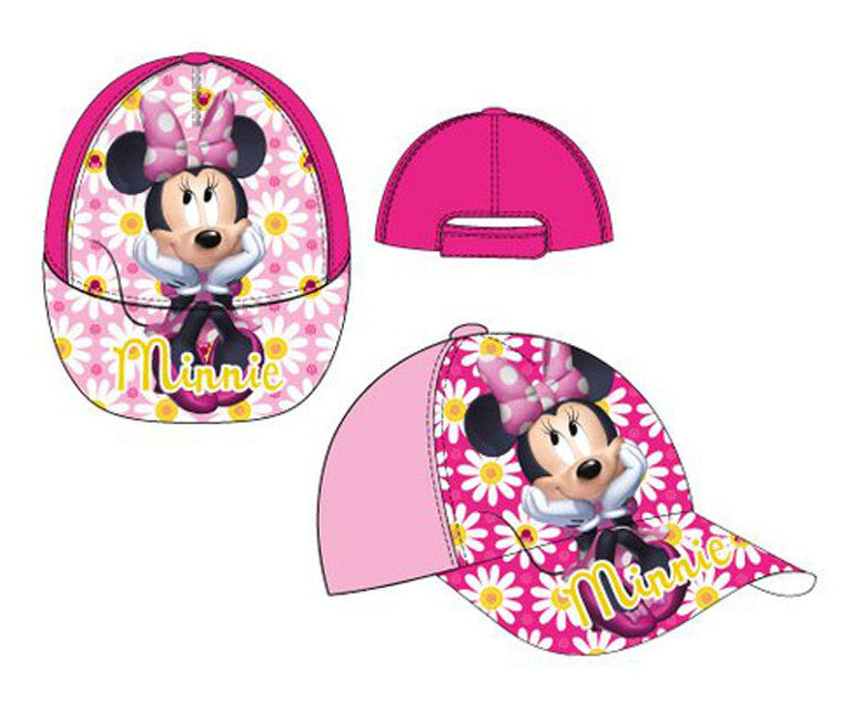 Disney Minnie Flower Kinder-Baseballkappe 52-54 cm