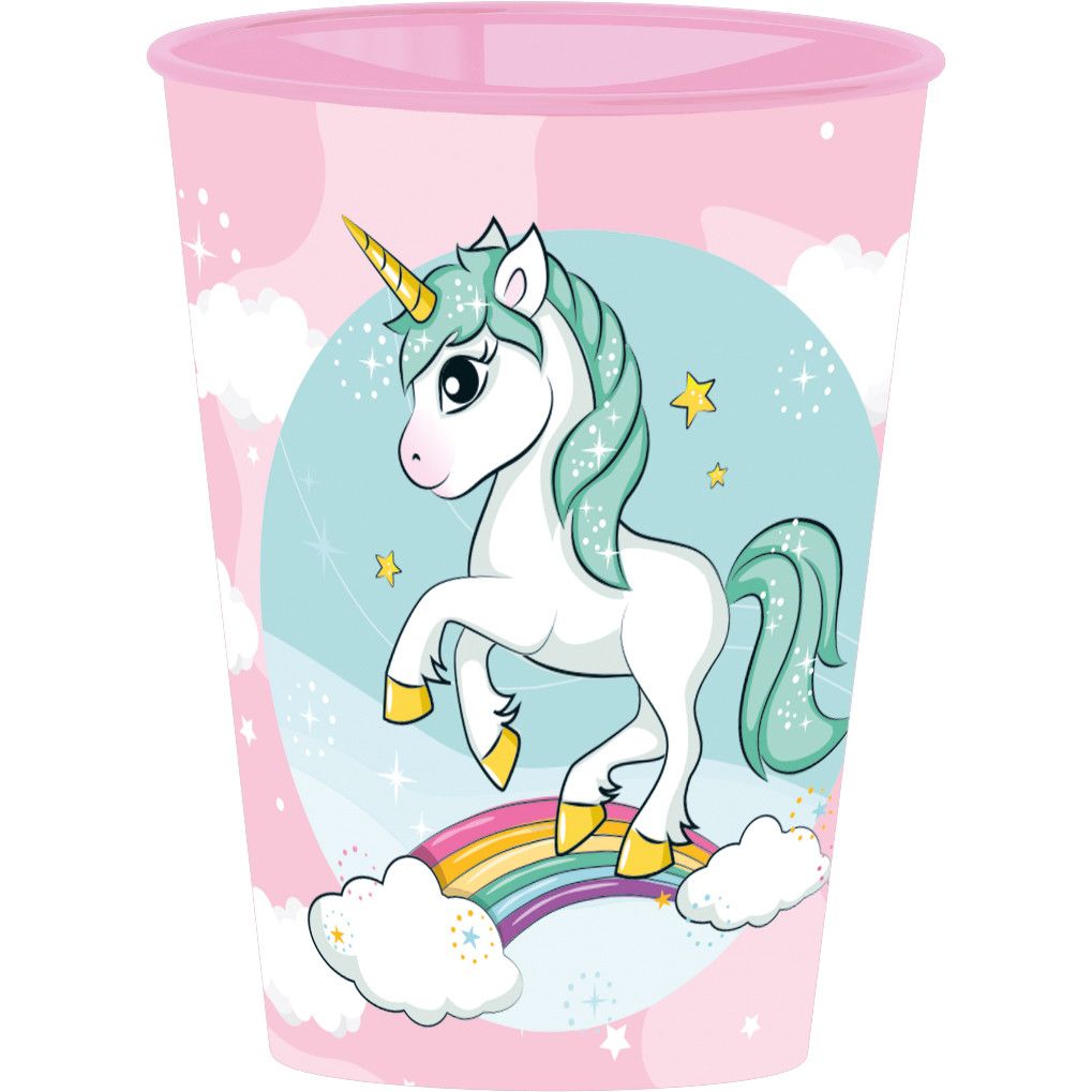 Einhorn Range Kunststoffbecher für Kinder – 260 ml, BPA-frei