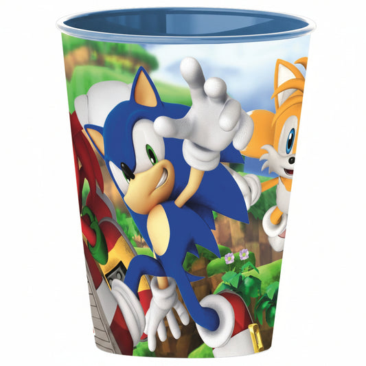 Sonic the Hedgehog Adventure Kunststoffbecher für Kinder – 260 ml, BPA-frei