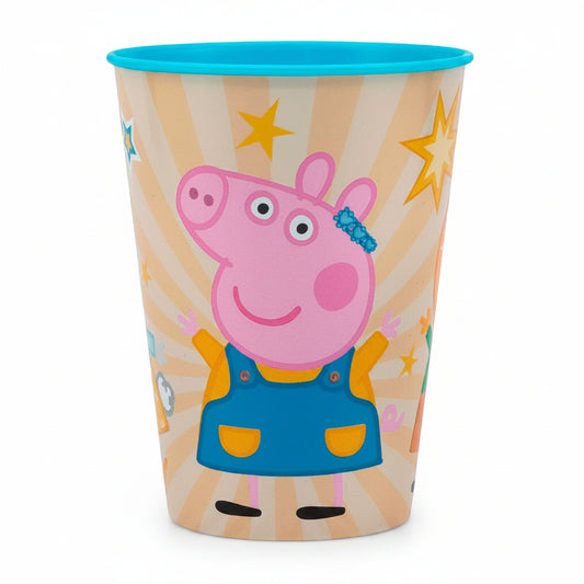 Peppa Wutz Kindness Kunststoffbecher für Kinder – 260 ml, BPA-frei