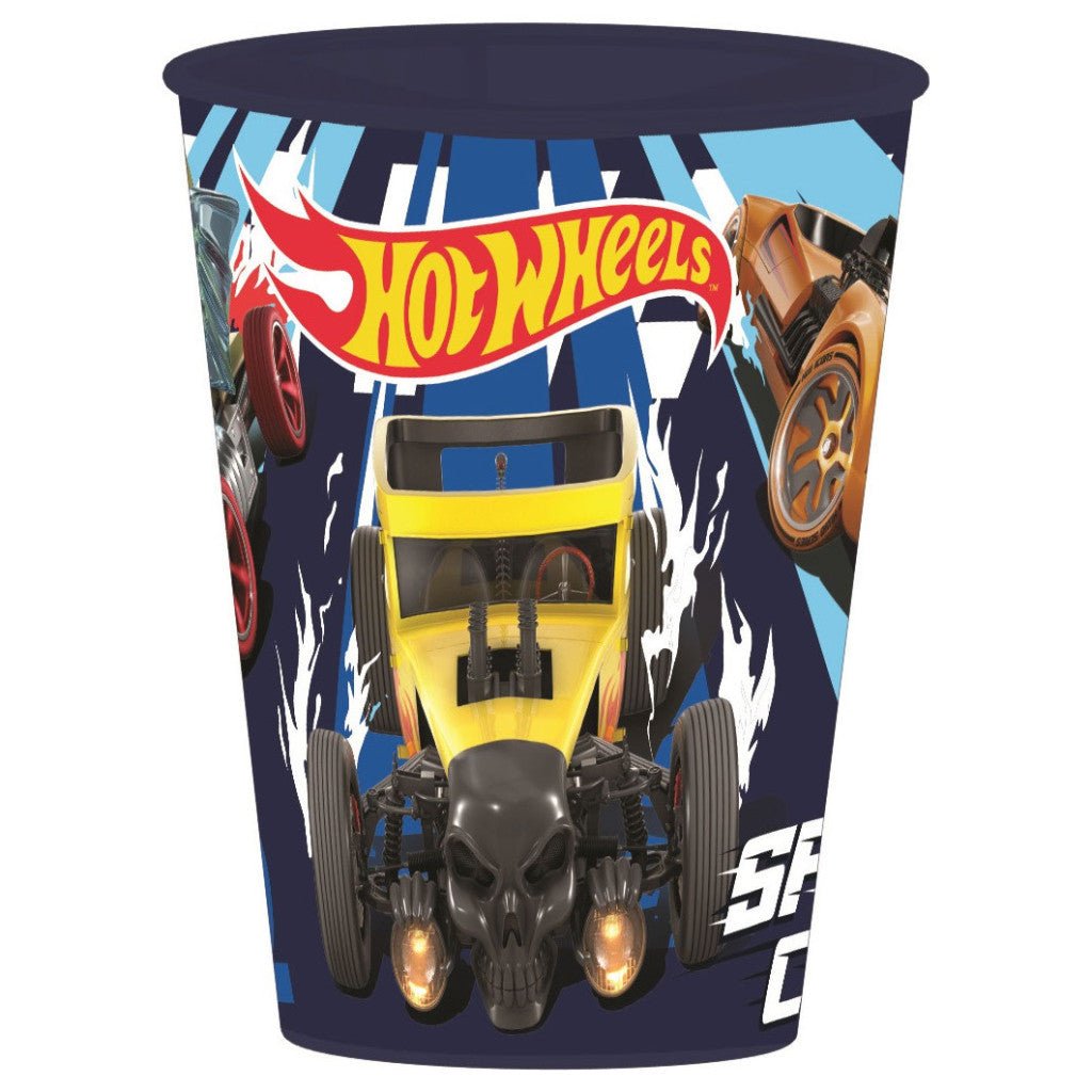 Hot Wheels Blue Fire Kunststoffbecher für Kinder – 260 ml, BPA-frei