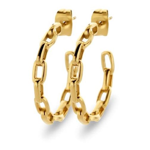 Victoria Ohrringe mit Goldkettendesign