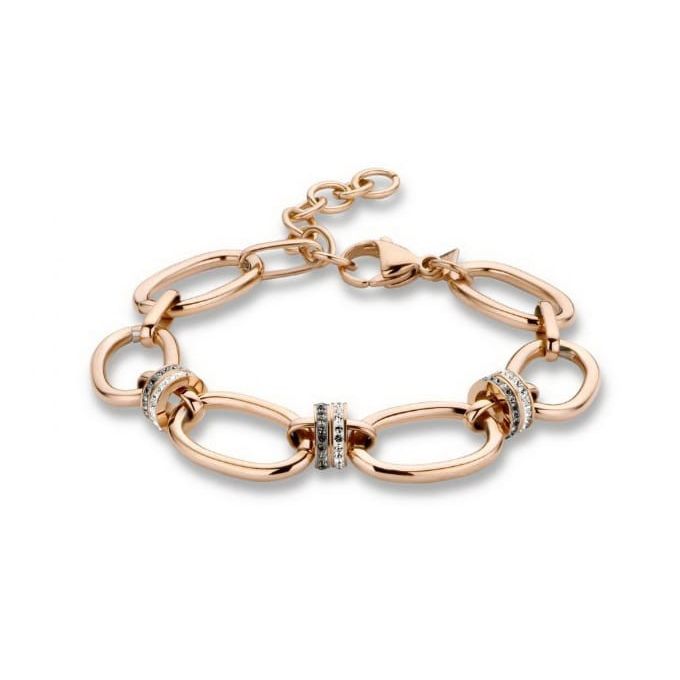 Victoria Rosegoldfarbene Steinarmband