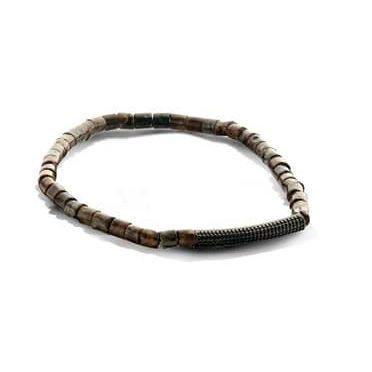Victoria Braunes Herrenarmband